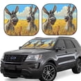 thumbnail image 1 of Fuzoiu Funny Countryside Donkey Print Car Windshield Sunshade,Folding Front Windshield Sun Shade,for Most Car Sedan SUV Truck,Car Windshield Sunshade-Large, 1 of 6