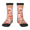 thumbnail image 1 of Fuzoiu Funny Food Print Kids Socks For Boys Girls,Grip Crew Socks with Non Slip,Lightweight Stretch Crew Socks,Toddlers Crew Boot Socks, 1 of 5