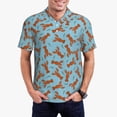 thumbnail image 1 of Fuzoiu Funny Lobsters Print Men's Polo Shirts Short Sleeve,Golf Shirts for Men,Mens Golf Shirt Moisture Wicking Quick-Dry-Medium, 1 of 6