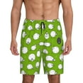thumbnail image 1 of Fuzoiu Funny Sheep Doing Yoga Print Pajama Shorts for Men, Men's Pajama Bottoms,Mens Lounge Sleepwear,Pajama Pants with Pocket-3X-Large, 1 of 6