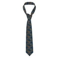 thumbnail image 1 of Fuzoiu Funny Steam Train Print Men's Necktie,Business Necktie,Mens Ties for Business Wedding Graduation, 1 of 7