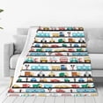 thumbnail image 1 of Fuzoiu Funny Transport Print Ultra-Soft Micro Fleece Blanket,All Seasons Flannel Throw, Lightweight Blanket for Bed, Sofa, Couch, Movie Night, Camping, and Travel-60"x50", 1 of 7