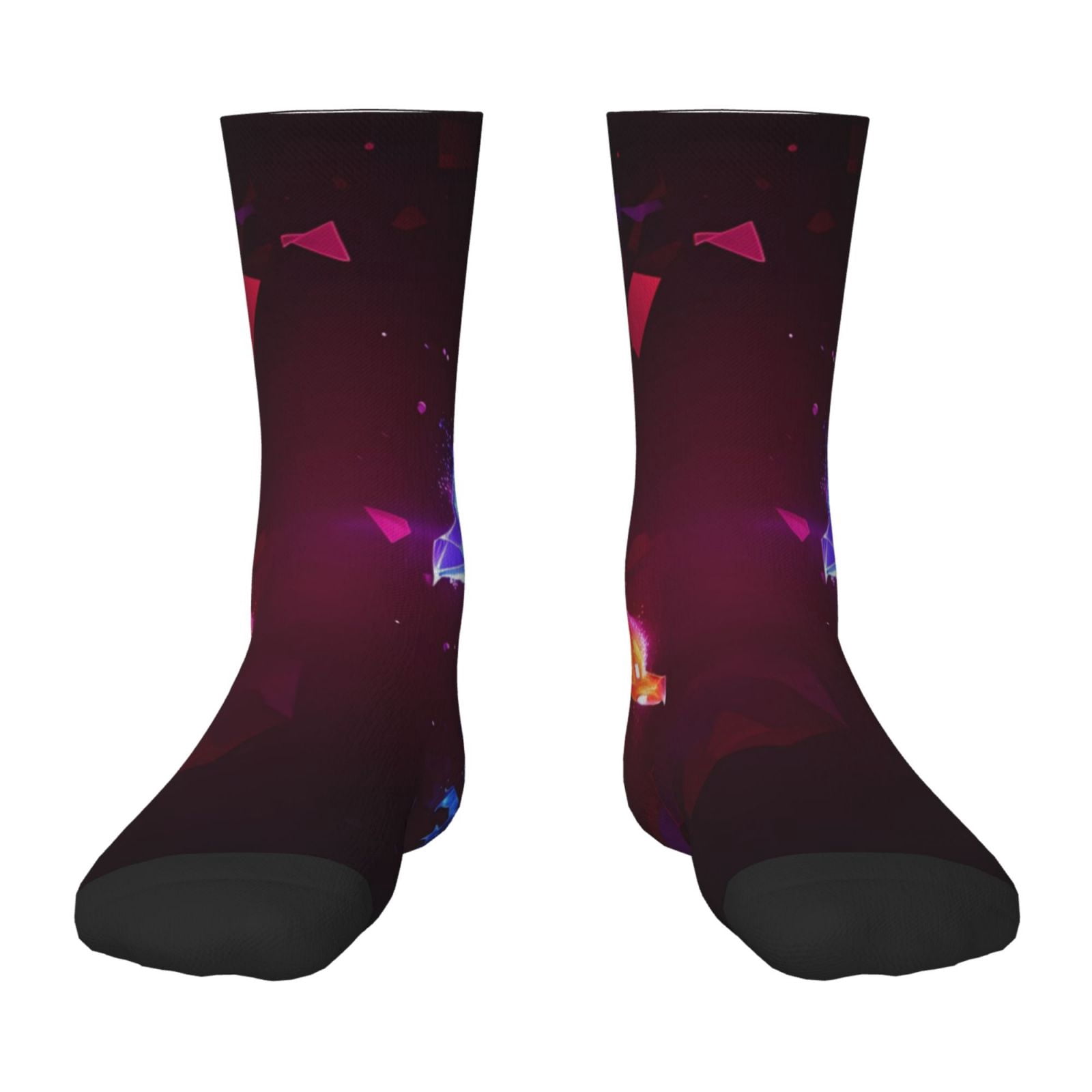 Fuzoiu Futuristic Red And Blue Bird Print Kids Socks For Boys Girls ...