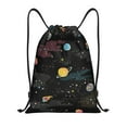thumbnail image 1 of Fuzoiu Galaxy Print Drawstring Backpack for Gym, Travel, Yoga,Sports Sackpack String Bag for Women Men-Medium, 1 of 6