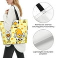 thumbnail image 1 of Fuzoiu Garden Honeybee Gnomes Print Tote Bags for Women,Shoulder Bag, Gym Tote,Top Handle Ladies Shoulder Bags for Work Beach Travel and Shopping Grocery, 1 of 9