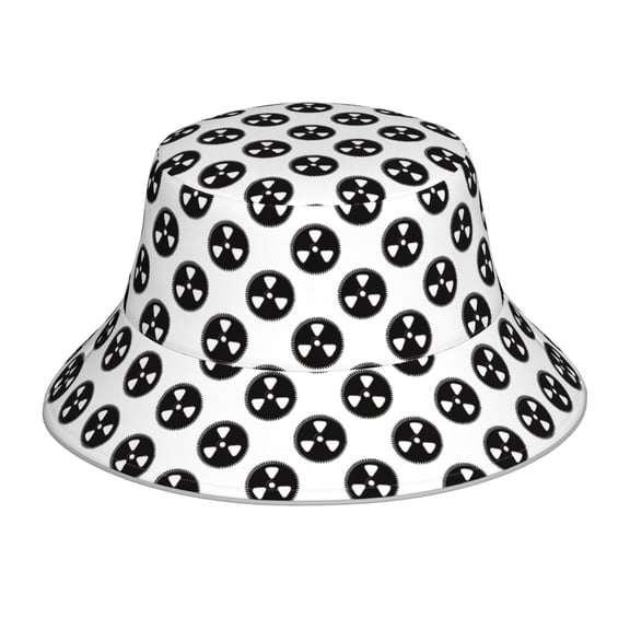 Fuzoiu Gear Tools Print Reflective Bucket Hat,Outdoor Hat for Men and Women,Bucket Hat for Travel Fishing Hunting Summer Camp