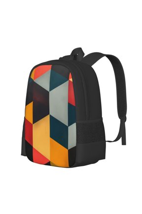 Geometric Cube Pattern Art Print Large Capacity Backpack,Travel Backpack,Laptop Bag,College School Rucksack Bag,for School, Travel & Outdoor Activities