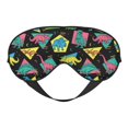 thumbnail image 1 of Fuzoiu Geometric Dinosaur Print Sleep Masks,Eye Masks with Adjustable Strap for Sleeping,Night Eye Shade for Women Men,Eye Cover for Full Night's Sleep, Travel and Nap, 1 of 7