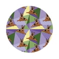 thumbnail image 1 of Fuzoiu German Shepherd Dog Print Leather Coasters Set,Drink Coasters Set of 6,for Tabletop Protection, Durable PVC Coasters,Home Décor and Housewarming Gift,Round Shape, 1 of 7