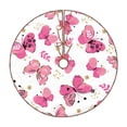 thumbnail image 1 of Fuzoiu Girl Butterfly Print Christmas Tree Skirt,Xmas Christmas Decorations,Xmas Tree Mat for Farmhouse Holiday New Years Home Party Decor Tree Rugs-48", 1 of 6