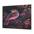 thumbnail image 1 of Fuzoiu Glowing Leaf Bird Print Canvas Wall Decorative,Modern Artwork Picture Decor Painting,Living Room Bedroom Home Office,Framed Hangable Decorative Artwork Size 30x40, 1 of 6