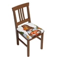 thumbnail image 1 of Fuzoiu Gnomes In Autumn Print Square Cushion Cover,Couch Cushion Covers, Stretch Seat Slipcover for Dining Chairs, Banquets, and Home Decor-Four Pieces, 1 of 7