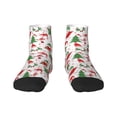 thumbnail image 1 of Fuzoiu Gnomes Merry Christmas Print Adult Socks, Crew Moisture-wicking Socks, Unisex Cushion Crew Socks,Casual Sports Ankle Socks, 1 of 7