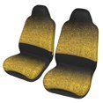 thumbnail image 1 of Fuzoiu Gold Glitter Gradient Print Seat Covers Set, Car Seat Covers Front Seats, Car Seat Protector, Car Seat Cushion, Seat Covers Carseat Cover Universal Fit for Most Cars, 1 of 7