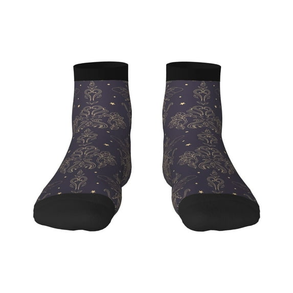 Fuzoiu Golden Bumblebee Print Adult Socks, Crew Moisture-wicking Socks, Unisex Cushion Crew Socks,Casual Sports Ankle Socks