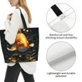 thumbnail image 1 of Fuzoiu Golden Koi And Treasure Print Tote Bags for Women,Shoulder Bag, Gym Tote,Top Handle Ladies Shoulder Bags for Work Beach Travel and Shopping Grocery, 1 of 9