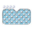 thumbnail image 1 of Fuzoiu Golf Balls 1 Print Car Windshield Sunshade,Foldable Reflective Sun Visor,Windshield Sun Shade,UV Rays Sun Visor Shade,Auto Front Sun Shield Shade-Medium, 1 of 8