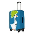 thumbnail image 1 of Fuzoiu Goose Holding an Umbrella Print Suitcase Cover,Washable Luggage Covers for Suitcase,Elastic Luggage Protector Cover,Scratch Resistant Travel Suitcase Covers-Large, 1 of 7