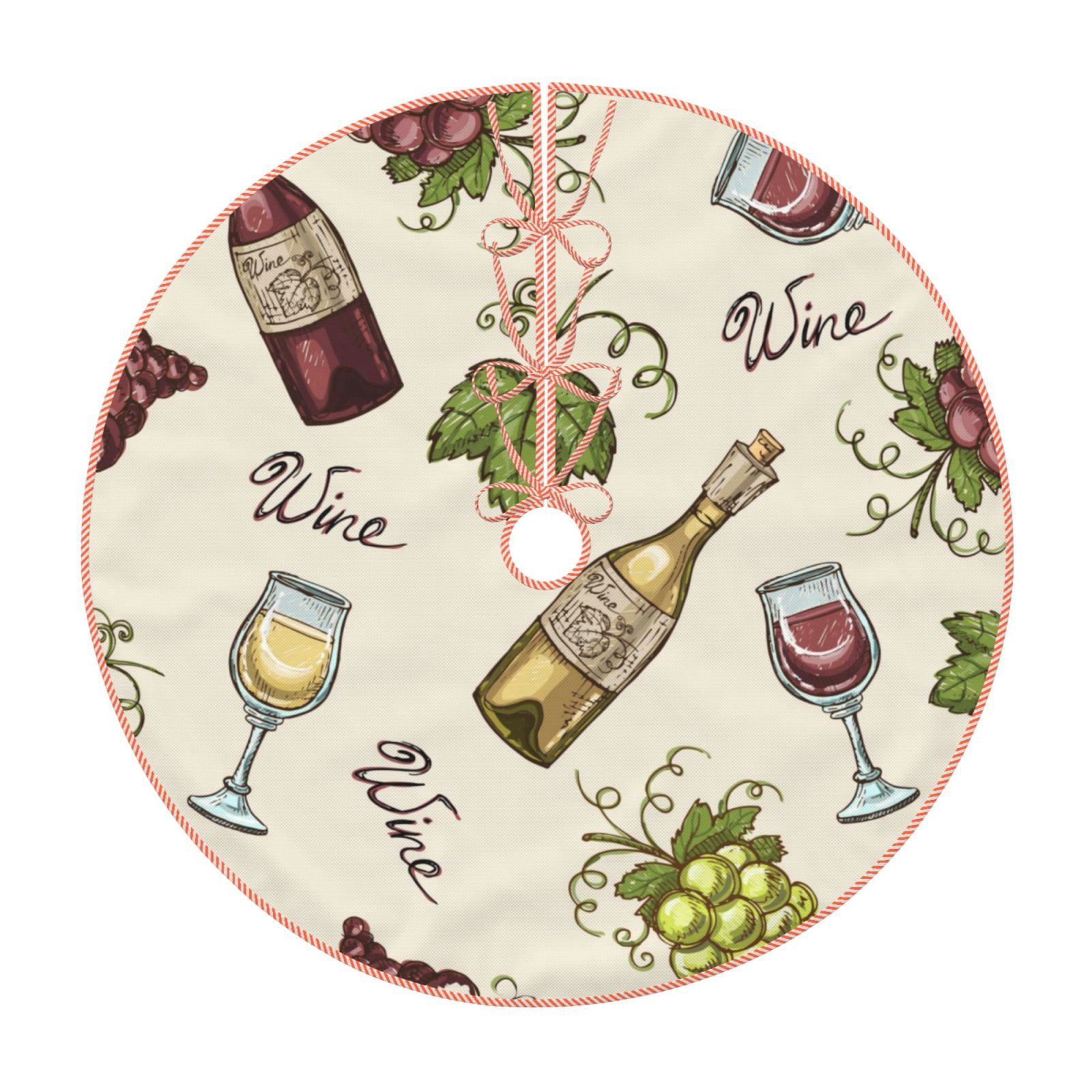 Defioc Dachshund Dog For Christmas Tree Skirt Snowman Xmas Tree Skirt Farmhouse Christmas Decorations Tree Mat For Holiday Party Decor 36