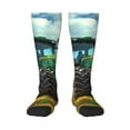 thumbnail image 1 of Fuzoiu Green Tractor Field Print Adult Stockings,Crew Socks,Unisex Fashion Socks, Casual Sports Socks,Comfortable Crew Socks for Everyday Wear and Sports, 1 of 6