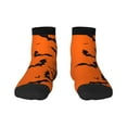 thumbnail image 1 of Fuzoiu Halloween Bats Print Adult Socks, Crew Moisture-wicking Socks, Unisex Cushion Crew Socks,Casual Sports Ankle Socks, 1 of 7