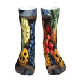 thumbnail image 1 of Fuzoiu Halloween Fruit Platter Print Crew Socks,Casual Athletic Gym LightWeight Thin Socks,Casual Crew Socks for Men Woman,Calf Length Crew Socks, 1 of 7