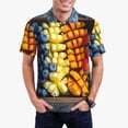 thumbnail image 1 of Fuzoiu Halloween Fruit Platter Print Men's Polo Shirts Short Sleeve,Golf Shirts for Men,Mens Golf Shirt Moisture Wicking Quick-Dry-X-Large, 1 of 6