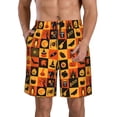 thumbnail image 1 of Fuzoiu Halloween Print Men's Beach Shorts,Men's Swim Trunks,Quick Dry Board Shorts with Pockets,Men's Bathing Suits for Surfing, Running, and Casual Wear-XX-Large, 1 of 6