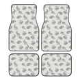 thumbnail image 1 of Fuzoiu Hand Drawn Squirrel Print Carpet Floor Mats for Car,Car Foot Mat Set,Universal Fit 4 Piece Mat Pad Set,Fits Most Cars Trucks Vans Sedans SUV Auto Carpet Mat Se, 1 of 7