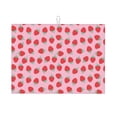thumbnail image 1 of Fuzoiu Hand Drawn Strawberry Print Absorbent, Reversible Microfiber Dish Drying Mat for Kitchen, Dish Drying Pad for Dishes, Utensils, Pots and Pans, Extra Large 18 Inch x 24 Inch, 1 of 7