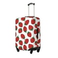 thumbnail image 1 of Fuzoiu Hand Drawn Strawberry Print Suitcase Cover,Washable Luggage Covers for Suitcase,Elastic Luggage Protector Cover,Scratch Resistant Travel Suitcase Covers-X-Large, 1 of 7