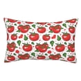 thumbnail image 1 of Fuzoiu Hand Drawn Tomatoes Print Pillow Case with Hidden Zipper,Pillow Covers,Soft and Comfortable Pillowcase-14"x20", 1 of 6