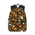 thumbnail image 1 of Fuzoiu Harvest Pumpkins Print School Backpack for Teens,Large Bookbag,Lightweight Laptop Bag for Travel, Work, School & Outdoor Adventures, 1 of 6