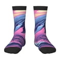 thumbnail image 1 of Fuzoiu Hawaiian Beach Dolphin Print Kids Socks For Boys Girls,Grip Crew Socks with Non Slip,Lightweight Stretch Crew Socks,Toddlers Crew Boot Socks, 1 of 5