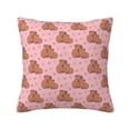 thumbnail image 1 of Fuzoiu Heart Capybara Print Square Pillow Cover,Hidden Zipper Design,Luxury Square Pillow Case, Throw Pillow,Couch Cushion-16"x16", 1 of 5