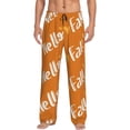 thumbnail image 1 of Fuzoiu Hello Fall Print Men's Pajama Pants,Lounge Pants for Men,Lounge PJ Bottoms,Sleepwear Pants with Drawstring Pockets -Medium, 1 of 6