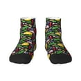 thumbnail image 1 of Fuzoiu Herbs And Spices Print Adult Socks, Crew Moisture-wicking Socks, Unisex Cushion Crew Socks,Casual Sports Ankle Socks, 1 of 7