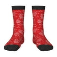 thumbnail image 1 of Fuzoiu Hohoho1 Print Kids Socks For Boys Girls,Grip Crew Socks with Non Slip,Lightweight Stretch Crew Socks,Toddlers Crew Boot Socks, 1 of 5
