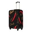 thumbnail image 1 of Fuzoiu Hot Chili Print Suitcase Cover,Washable Luggage Covers for Suitcase,Elastic Luggage Protector Cover,Scratch Resistant Travel Suitcase Covers-Medium, 1 of 7