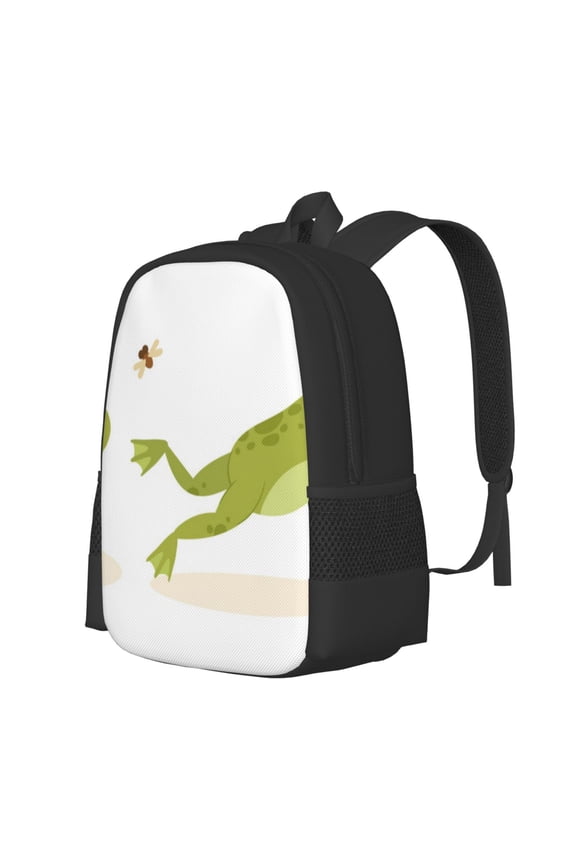 Hunting Frog Print Large Capacity Backpack,Travel Backpack,Laptop Bag,College School Rucksack Bag,for School, Travel & Outdoor Activities