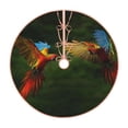 thumbnail image 1 of Fuzoiu Hybrid Parrot in the Forest Print Christmas Tree Skirt,Xmas Christmas Decorations,Xmas Tree Mat for Farmhouse Holiday New Years Home Party Decor Tree Rugs-48", 1 of 6