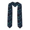 thumbnail image 1 of Fuzoiu Ice blue light spot jellyfish Print Graduation Sash,Graduation Stole,Unisex Adult Graduation Stole Shawl 91" Long,for Academic Commencements Shawl-Sharp Corner, 1 of 7