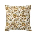 thumbnail image 1 of Fuzoiu Indian Paisley Print Square Pillow Cover,Hidden Zipper Design,Luxury Square Pillow Case, Throw Pillow,Couch Cushion-20"x20", 1 of 7