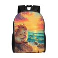 thumbnail image 1 of Fuzoiu Island Beach Guinea Pig Print Laptop Backpack,Work Business Backpacks, Large Capacity Nurse Bag College Bookbag for School, Waterproof Casual Daypack for Travel, 1 of 8