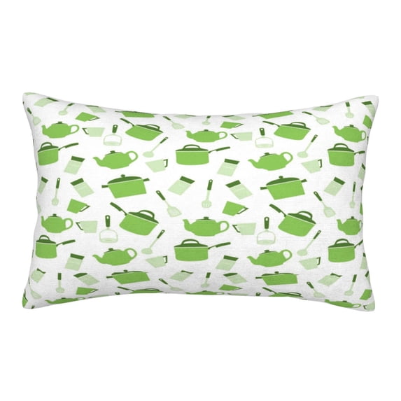Fuzoiu Kitchen Utensiles Cooking Pots Print Fuzzy Pillowcases, Super Soft Pillow Case Cover with Zipper for Bedroom, Sofa, Couch,Cozy Pillow Shams for All Seasons-20"x30"