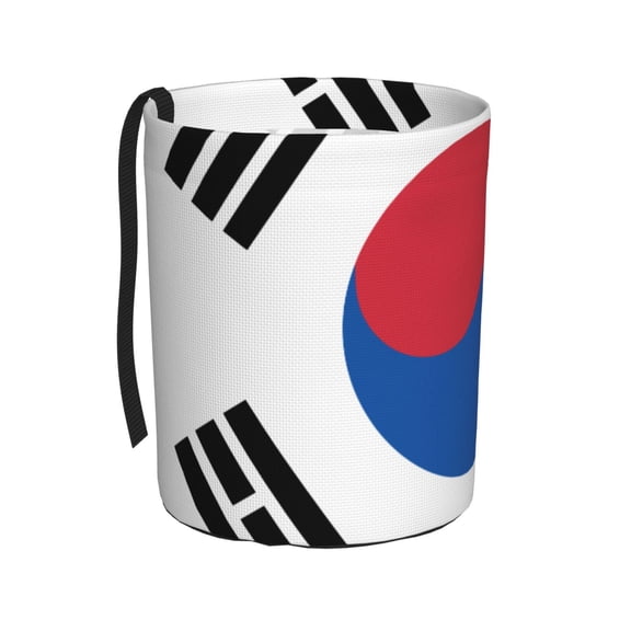 Fuzoiu Korea Print Car Trash Can,Leakproof Car Trash Can,Hanging Garbage Bin,Vehicle Trash Can, Suitable for Sedans, SUVs, MPVs & Trucks
