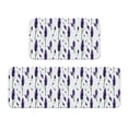 thumbnail image 1 of Fuzoiu Lavender Flowers Print Kitchen Floor Mat 2 Sets,Kitchen Rugs and Mats,,Non Skid Waterproof Kitchen Floor Mat for Kitchen,Home Office,Sink,Laundry, 1 of 6