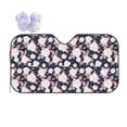 thumbnail image 1 of Fuzoiu Leaves Flower Print Car Windshield Sun Shade,Block Uv Rays Sunshade,Foldable Front Window Sun Visor Protector for Car,SUV,Truck-Keep Vehicle Cool-Leaves Flower, 1 of 8