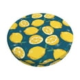 thumbnail image 1 of Fuzoiu Lemon Print Bar Stool Cushions, Super Breathable Round Bar Stool Covers,Seat Cushion Round- One Cushion Only-13 inch, 1 of 7