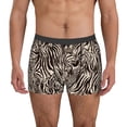 thumbnail image 1 of Fuzoiu Leopard And Zebra1 Print Men's Ultra Breathable Underwear,No Riding Up Boxer Briefs with ComfortFlexible Waistband-XX-Large, 1 of 5
